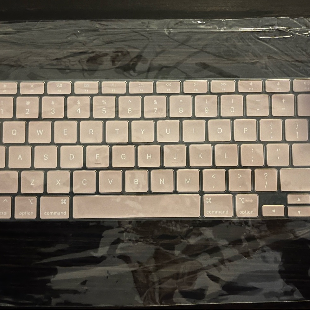 BABY PINK LAPTOP KEYBOARD COVER